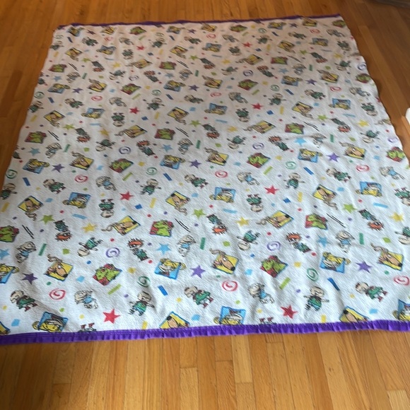 vintage Rugrats blanket rare - Picture 1 of 6